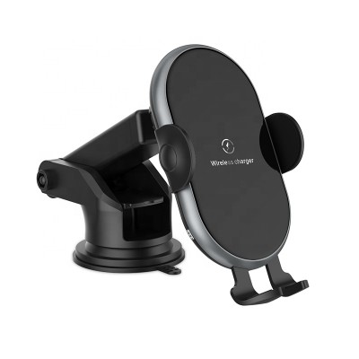 2020 New Fashion 10W Full-Automatic Car Mount Wireless Charger Mobile Phone Holder for iPhone/Samsung/Android